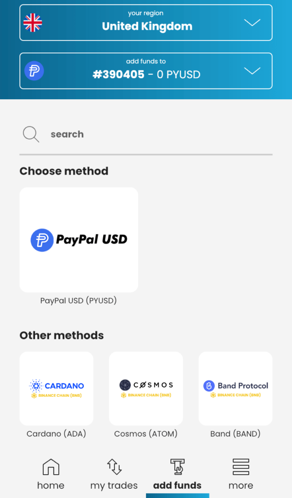 How to deposit PY USD on Simple FX mobile app