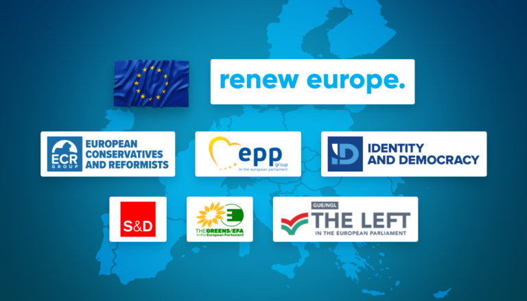 The EU elections 2024 parties in the European Parliament