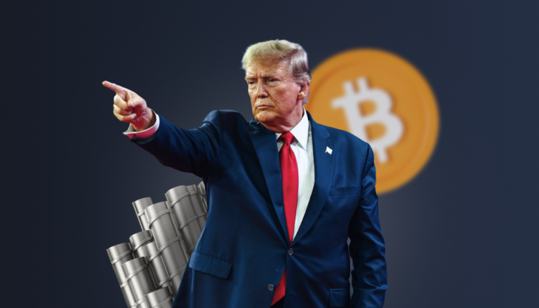 After Trump's announcement of tariffs on steel, Bitcoin went down